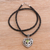 Peridot necklace, 'Summer Love' - Indonesian Heart Shaped Sterling Silver and Peridot Necklace (image 2b) thumbail