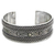 Sterling silver cuff bracelet, 'Paradise' - Sterling silver cuff bracelet (image 2a) thumbail