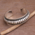 Sterling silver cuff bracelet, 'Dragon Song' - Handmade Sterling Silver Cuff Bracelet thumbail
