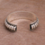 Sterling silver cuff bracelet, 'Dragon Song' - Handmade Sterling Silver Cuff Bracelet (image 2e) thumbail