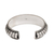 Sterling silver cuff bracelet, 'Dragon Song' - Handmade Sterling Silver Cuff Bracelet (image 2h) thumbail