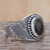 Labradorite cuff bracelet, 'Glorious' - Labradorite Sterling Silver Cuff Bracelet (image 2b) thumbail