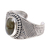 Labradorite cuff bracelet, 'Glorious' - Labradorite Sterling Silver Cuff Bracelet (image 2c) thumbail