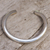 Sterling silver cuff bracelet, 'Modern Horseshoe' - Modern Sterling Silver Cuff Bracelet thumbail