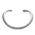 Sterling silver cuff bracelet, 'Rounded Horseshoe' - Modern Sterling Silver Cuff Bracelet from Indonesia (image 2a) thumbail