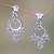 Sterling silver dangle earrings, 'Goddess Coils' - Indonesian Sterling Silver Dangle Earrings thumbail