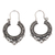 Sterling silver hoop earrings, 'Complexity' - Sterling Silver Hoop Earrings thumbail