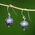 Sterling silver dangle earrings, 'Exotic Globe' - Indonesian Sterling Silver Dangle Earrings thumbail