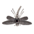 Garnet brooch pin, 'Enchanted Dragonfly' - Sterling Silver Garnet Dragonfly Brooch Pin (image 2b) thumbail