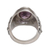 Men's amethyst ring, 'Violet Flame' - Men's Sterling Silver and Amethyst Ring (image 2h) thumbail