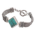 Sterling silver pendant bracelet, 'Solemn Promise' - Sterling Silver Chain Bracelet (image 2c) thumbail