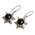 Pearl dangle earrings, 'Black Bali Star' - Pearl dangle earrings (image 2e) thumbail