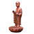 Wood sculpture, 'Buddha's Holy Blessing' - Unique Suar Wood Sculpture (image 2b) thumbail