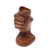 Wood statuette, 'A Toast' - Wood Sculpture from Indonesia (image 2b) thumbail