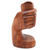 Wood statuette, 'A Toast' - Wood Sculpture from Indonesia (image 2c) thumbail
