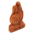 Wood sculpture, 'Family Intimacy' - Wood sculpture (image 2b) thumbail