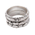Sterling silver rings, 'Silver Loves' (set of 3) - Sterling Silver Stacking Rings (Set of 3) (image 2a) thumbail