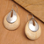 Ohrhänger aus Kokosnussschale - Ohrhänger aus Kokosnussschale