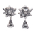 Pendientes flor plata de ley - Pendientes flor plata de ley