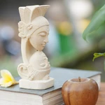 Sandstone sculpture, 'Intimate' - Hand Carved Sandstone Sculpture