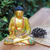 Wood statuette, 'Buddha's Teachings' - Wood statuette (image 2j) thumbail