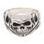 Men's sterling silver ring, 'Skull of Fire' - Men's Handmade Sterling Silver Ring (image 2d) thumbail
