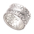 Men's sterling silver ring, 'Cobbled Paths' - Men's Modern Sterling Silver Band Ring thumbail