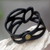 Leather wristband bracelet, 'Licorice Nest' - Indonesian Leather Wristband Bracelet (image 2b) thumbail