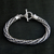 Men's sterling silver bracelet, 'Courage' - Sterling Silver Chain Bracelet from Indonesia (image 2) thumbail