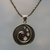 Garnet pendant necklace, 'Morning Surf' - Sterling Silver and Garnet Pendant Necklace (image 2b) thumbail