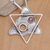 Garnet pendant necklace, 'Triangles' - Modern Sterling Silver and Garnet Pendant Necklace (image 2b) thumbail