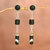 Ebony dangle earrings, 'Patience' - Ebony dangle earrings (image 2b) thumbail