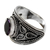 Amethyst solitaire ring, 'Lilac Lake' - Sterling Silver and Amethyst Ring (image 2b) thumbail