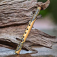 Bamboo flute, 'Ubud Symphony' - Handcrafted Bamboo Flute from Bali and Java