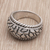 Men's sterling silver ring, 'Endless Labyrinth' - Hand Crafted Men's Sterling Silver Ring (image 2c) thumbail