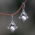 Pearl dangle earrings, 'Exotic' - Handcrafted Sterling Silver Pearl Dangle Earrings (image 2) thumbail