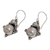 Pearl dangle earrings, 'Exotic' - Handcrafted Sterling Silver Pearl Dangle Earrings (image 2e) thumbail