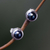Pearl stud earrings, 'Eclipsed Moon' - Handmade Gray Pearl Sterling Silver Earrings (image 2) thumbail