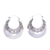 Sterling silver hoop earrings, 'Song of Light' - Sterling Silver Hoop Earrings thumbail
