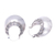 Sterling silver hoop earrings, 'Song of Light' - Sterling Silver Hoop Earrings (image 2b) thumbail
