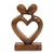 Wood sculpture, 'Love Flows' - Wood sculpture thumbail