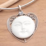 Blue topaz choker, 'My Beloved' - Blue topaz choker