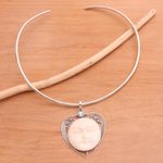 Blue topaz choker, 'My Beloved' - Blue topaz choker