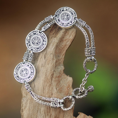 Sterling silver charm bracelet, Coins of the Kingdom