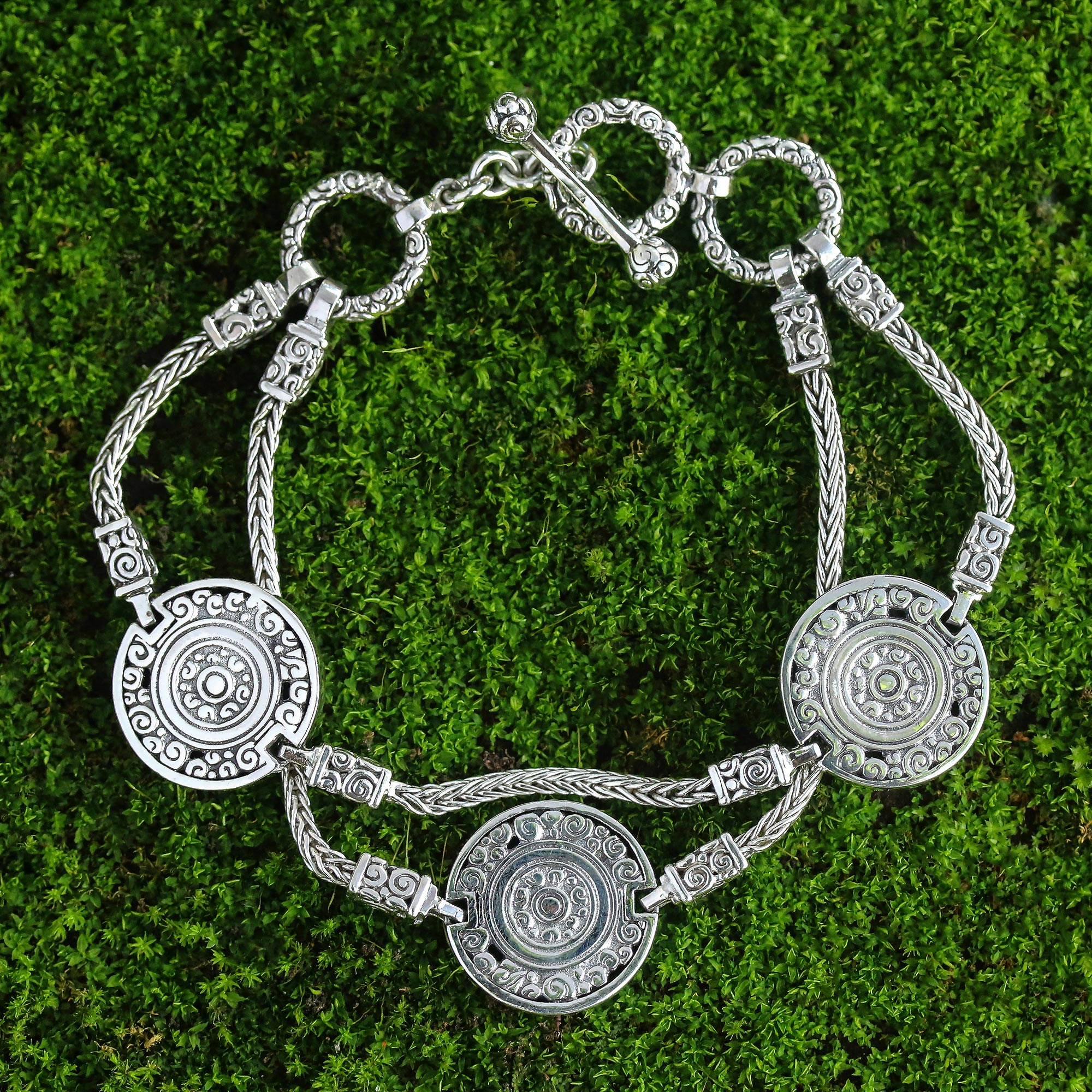 UNICEF Market | Indonesian Good Fortune Sterling Silver Bracelet ...