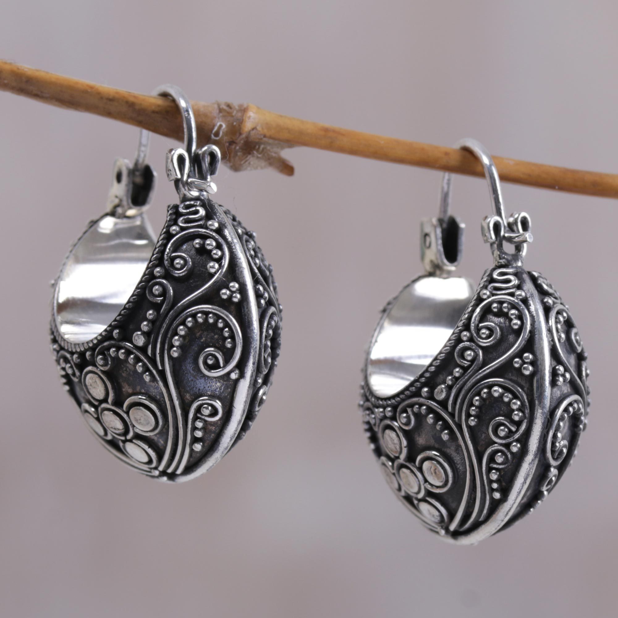 Profession Sterling Silver Buy Low Stock Market Sell High Earrings