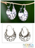 Sterling silver hoop earrings, 'Drifting Dreams' - Sterling Silver Hoop Earrings