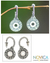 Ohrringe aus Sterlingsilber, 'Universal Coins', baumelnd - Sterling Silber Ohrringe baumeln