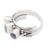 Blue topaz and amethyst wrap ring, 'Morning Colors' - Blue Topaz and Amethyst Ring (image 2c) thumbail
