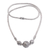 Sterling silver pendant necklace, 'Ringlets' - Sterling silver pendant necklace (image 2d) thumbail